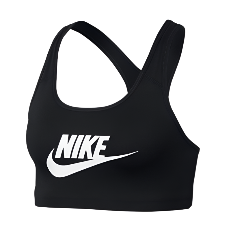 Nike Swoosh Futura "Fekete" Női Sportmelltartó