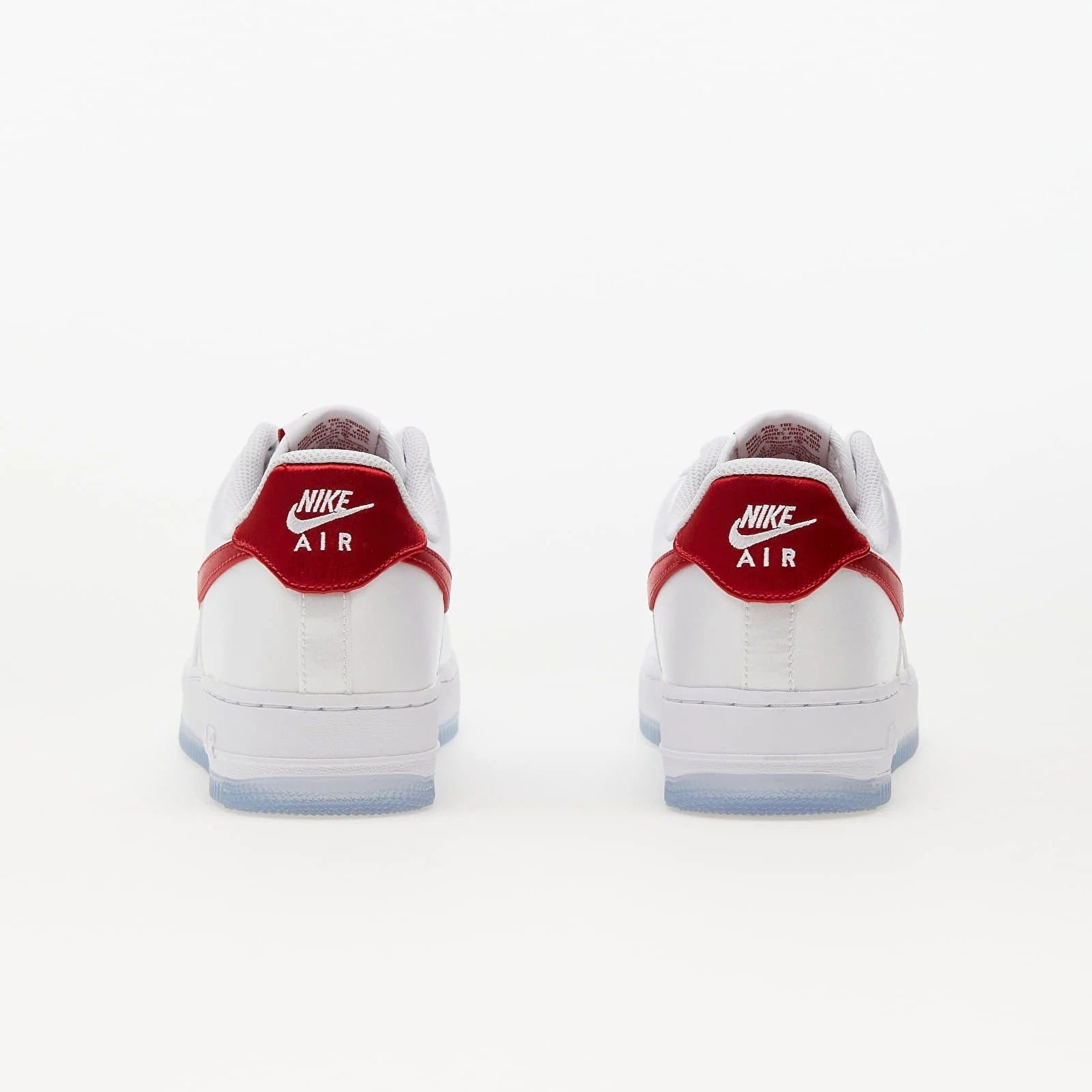 NIKE AIR FORCE 1 LOW '07 SATIN WHITE VARSITY RED NŐI UTCAI CIPŐ - Golyó Sport