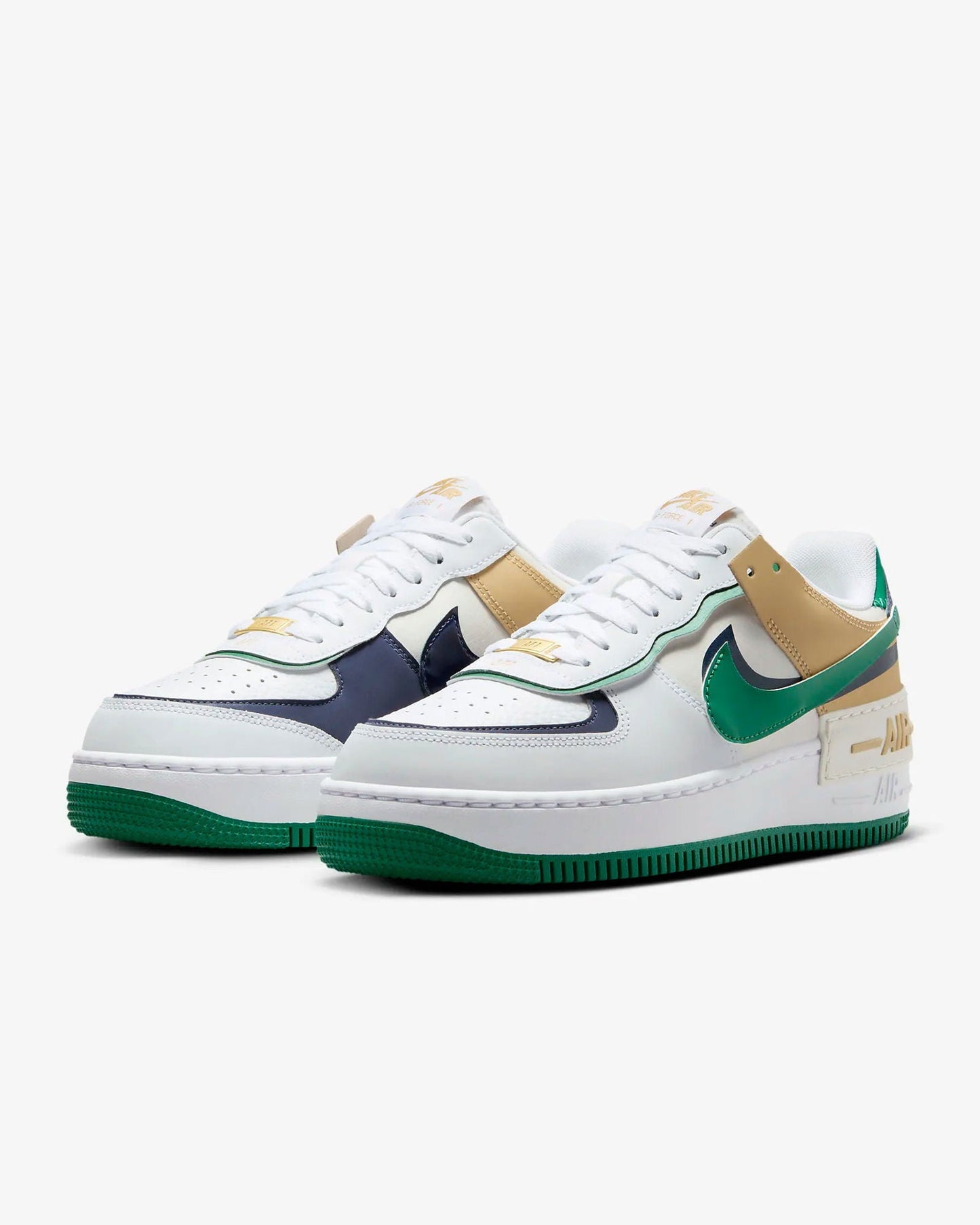 NIKE AIR FORCE 1 SHADOW WHITE MALACHITE SESAME UTCAI CIPŐ - Golyó Sport