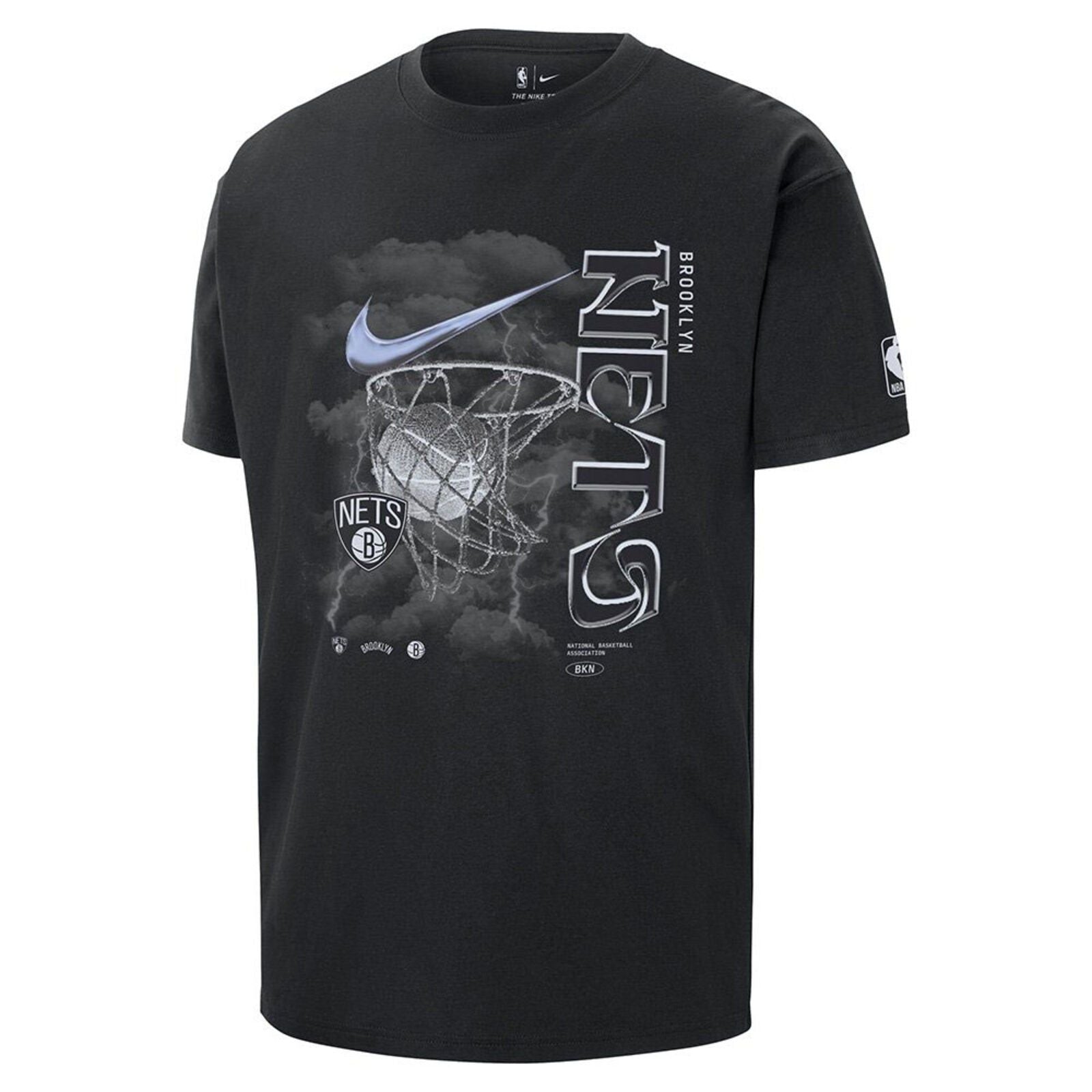 NIKE BROOKLYN NETS COURTSIDE FEKETE FÉRFI PÓLÓ - Golyó Sport