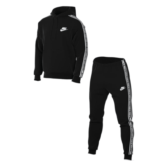 Nike Club Fleece Graphic "Fekete" Férfi Pamut Melegítő Szett - Golyó Sport