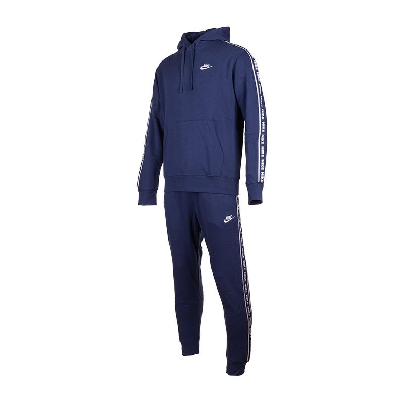 Nike Club Fleece Graphic "Kék" – Férfi Pamut Melegítő Szett - Golyó Sport