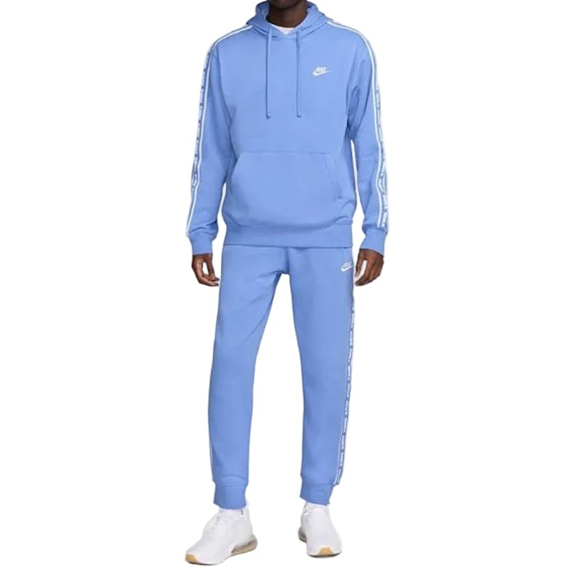 Nike Club Fleece Graphic "Világos Kék" Férfi pamut melegítő szett - Golyó Sport