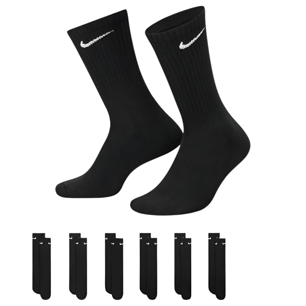 Nike Everyday párnázott Fekete Edzőzokni (6 pár) - Golyó Sport