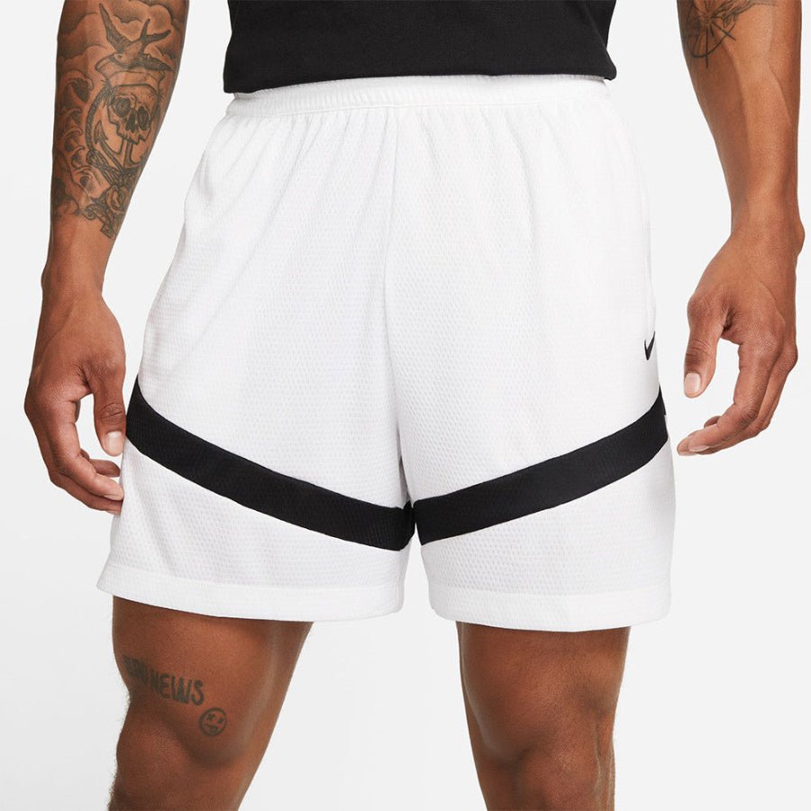 Nike Icon Dri - FIT Short 6 Hüvelykes Kosárlabda "Fehér" Férfi Rövidnadrág - Golyó Sport