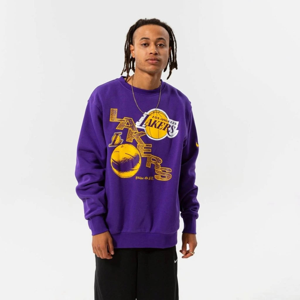 Nike LA LAKERS COURTSIDE NBA FLEECE Férfi Pulóver