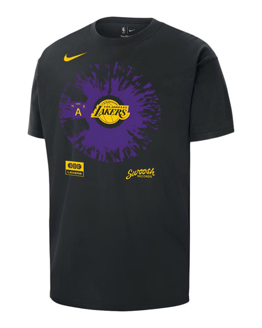 Nike Los Angeles Lakers Max90 NBA "Fekete" Férfi Póló - Golyó Sport