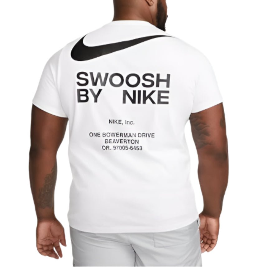 NIKE M NSW BIG SWOOSH FEHÉR FÉRFI PÓLÓ - Golyó Sport