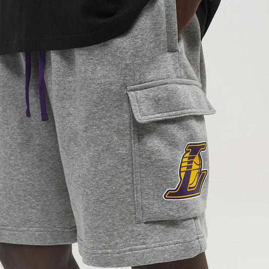 Nike NBA Cargo Los Angeles Lakers Club Short "Szürke" Férfi Rövidnadrág - Golyó Sport
