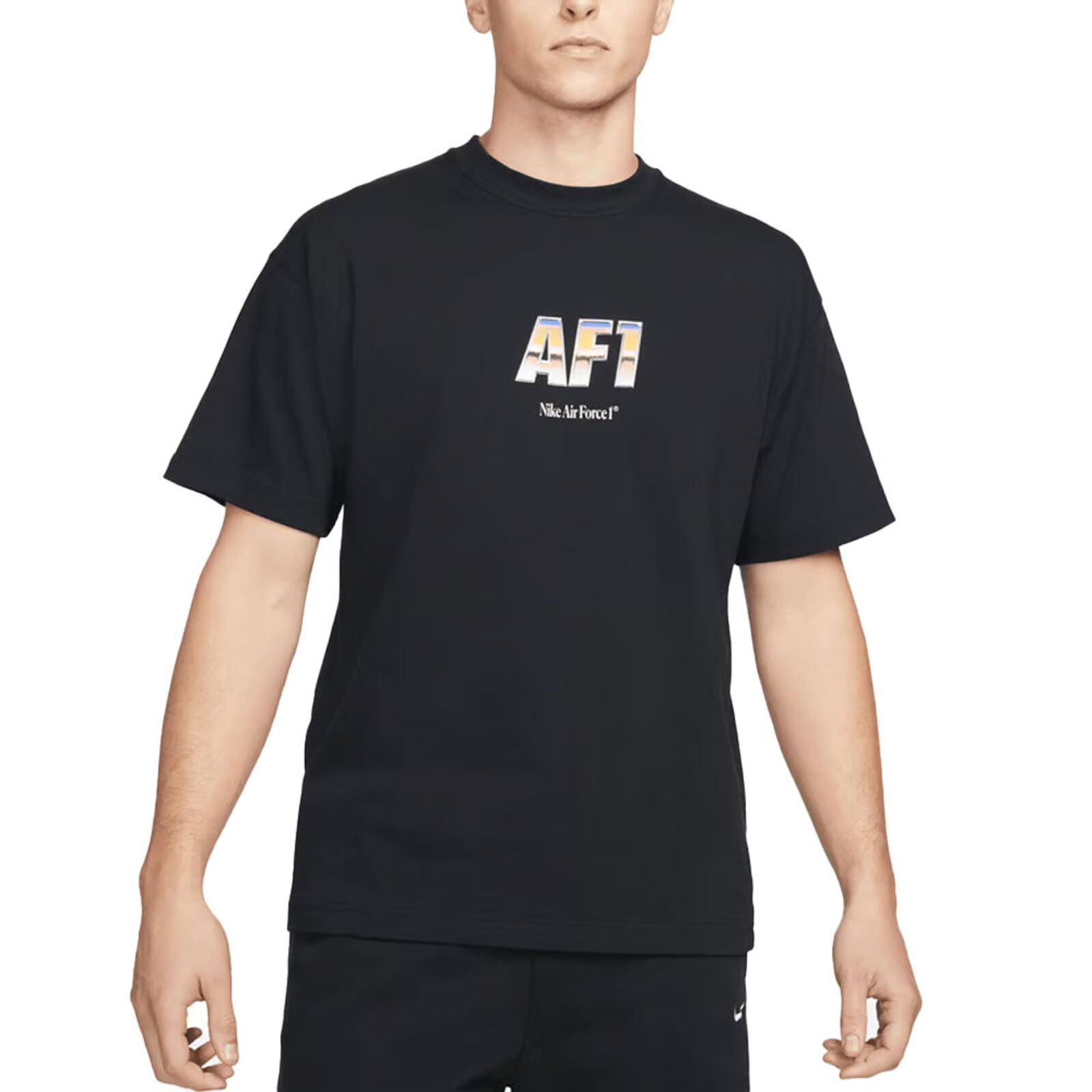 Nike NRG AF1 FEKETE FÉRFI PÓLÓ - Golyó Sport