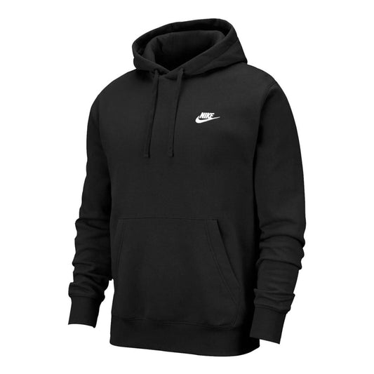 NIKE NSW CLUB FLEECE KAPUCNIS FEKETE FÉRFI PULÓVER - Golyó Sport