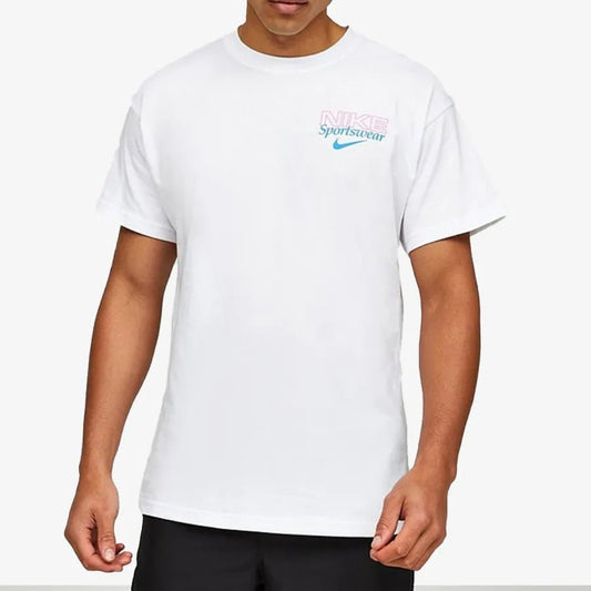 Nike NSW Graphic Back Printed "Fehér" Férfi Póló - Golyó Sport