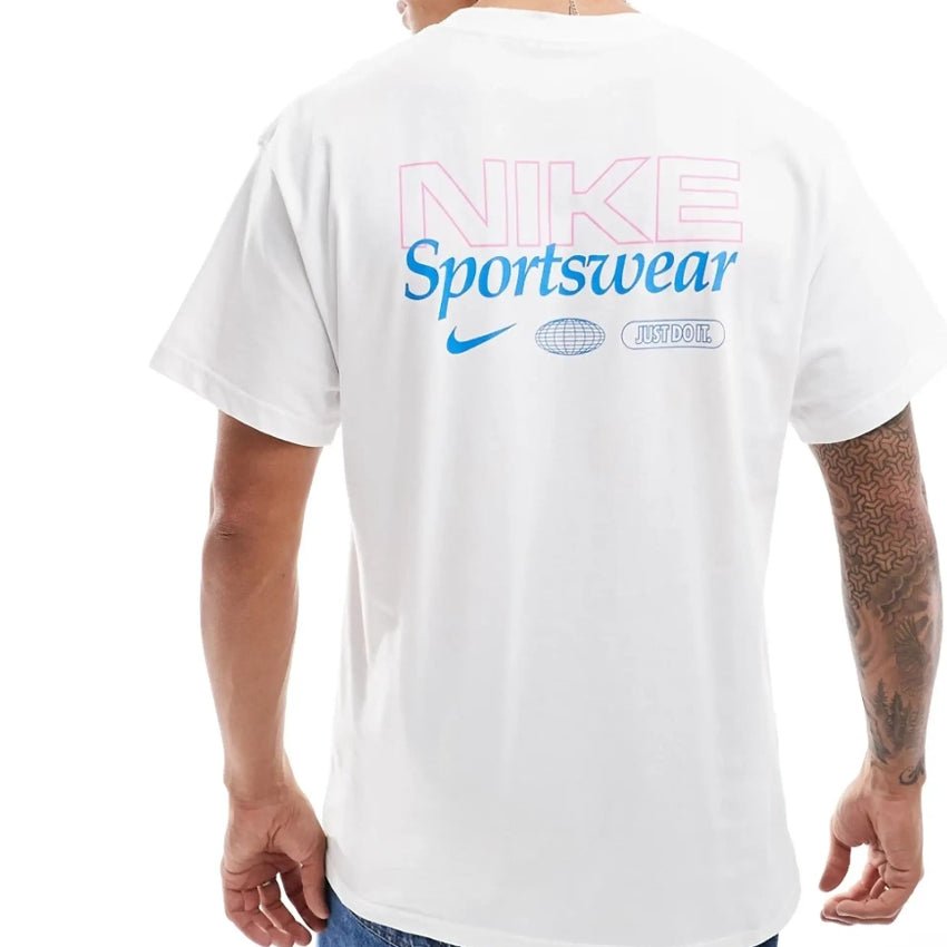 Nike NSW Graphic Back Printed "Fehér" Férfi Póló - Golyó Sport