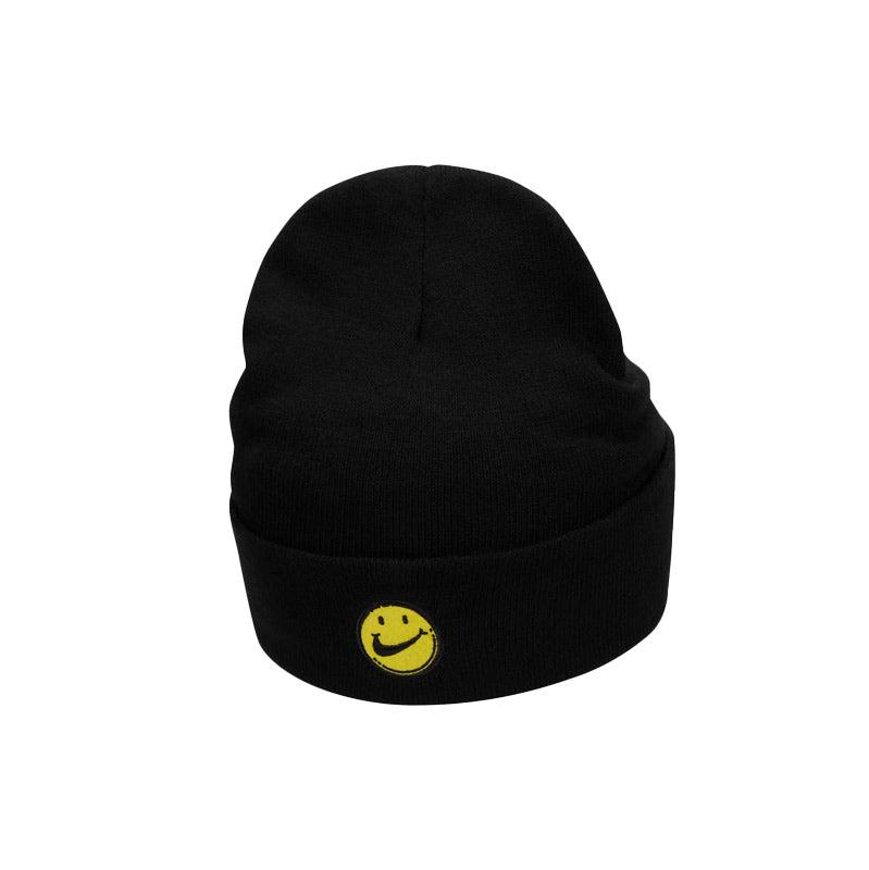 Nike Peak Reversible Smiley "black/white/vibrant yellow" Kötött Kifordítható téli Sapka - Golyó Sport