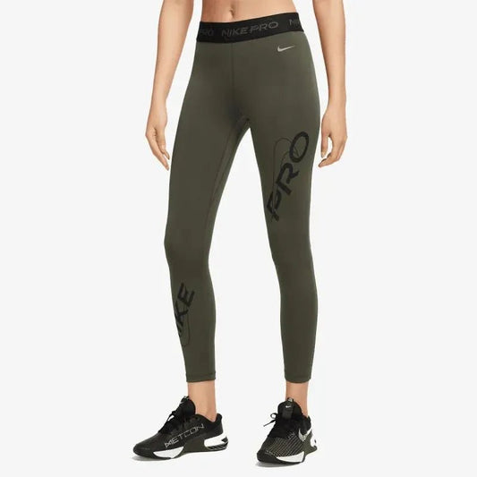 Nike Pro Mid - Rise 7/8 Leggings WMNS khaki - Golyó Sport