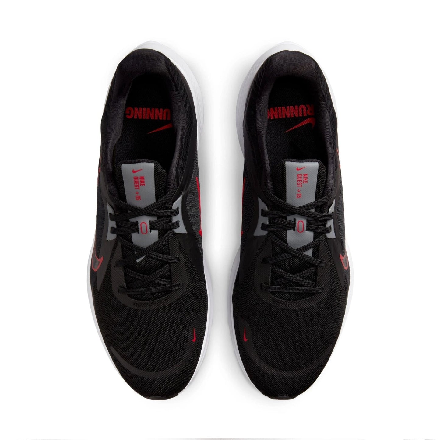 NIKE QUEST 5 "Black University Red" Férfi Futócipő