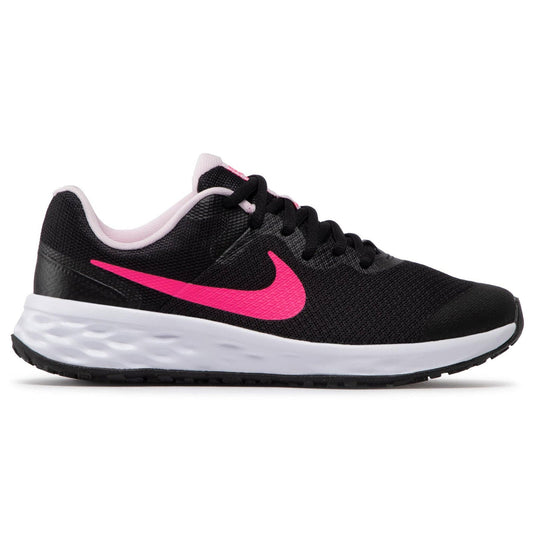 Nike Revolution 6 NN (GS) gyerek futó cipő rózsaszín fekete - Golyó Sport
