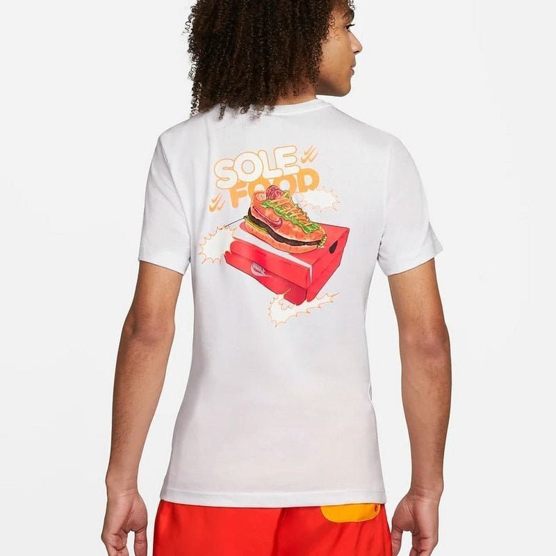 Nike Sole Food Graphic Fehér Férfi Póló - Golyó Sport