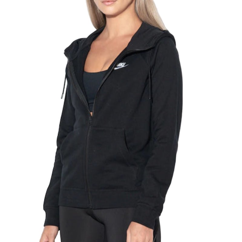 Nike Sportswear Club full zipp "Fekete" női pulóver - Golyó Sport