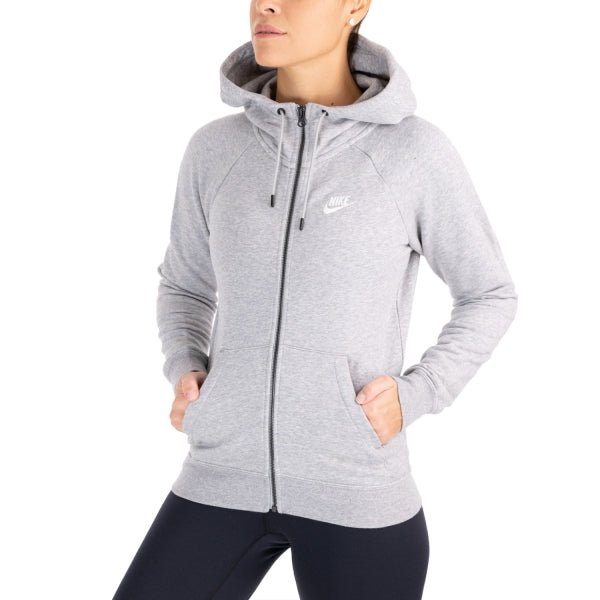 Nike Sportswear NSW Ess Cipzáras Női Szürke pulóver - Golyó Sport