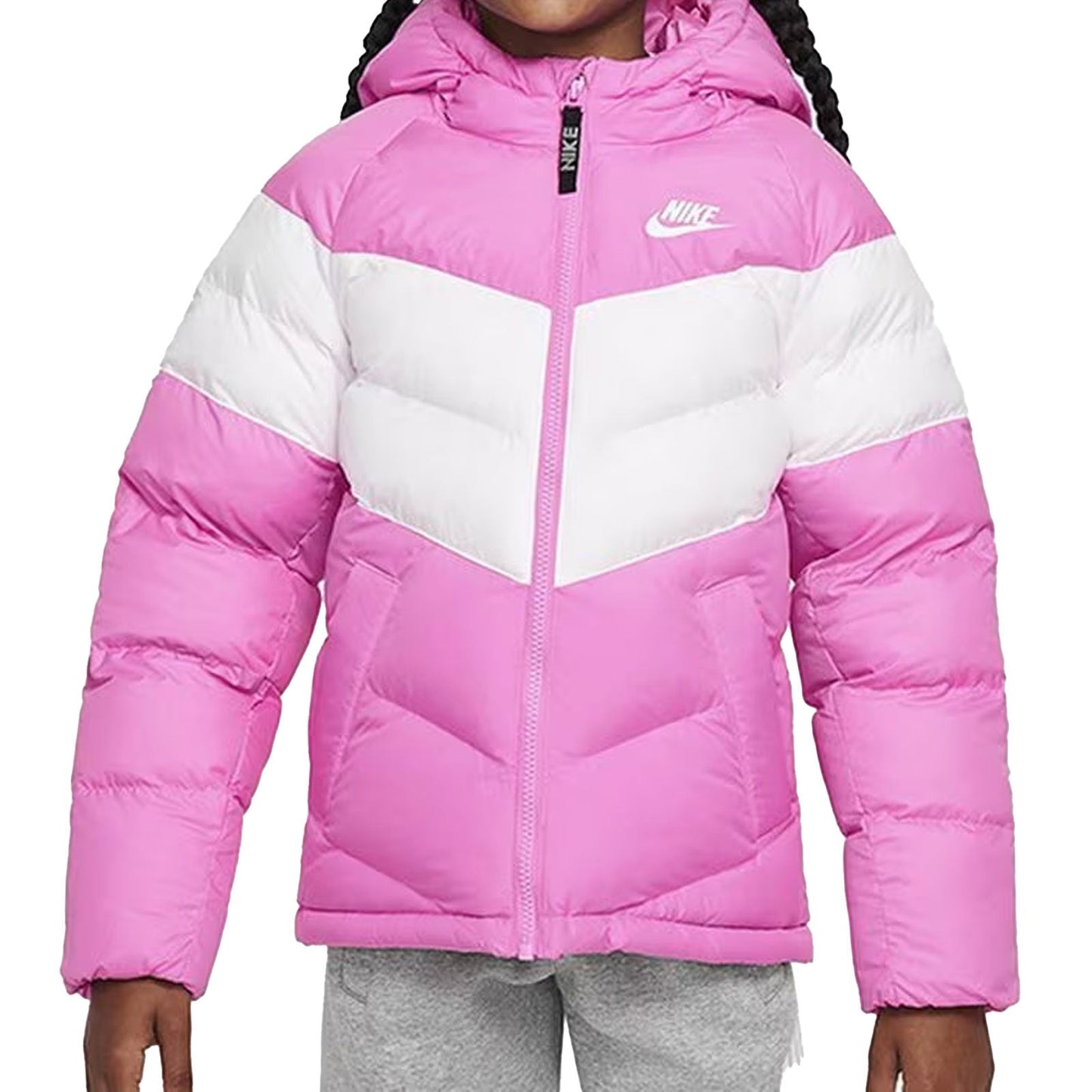 Nike Sportswear Szintetikus töltésű kapucnis kabát nagyobb gyerekeknek - Golyó Sport