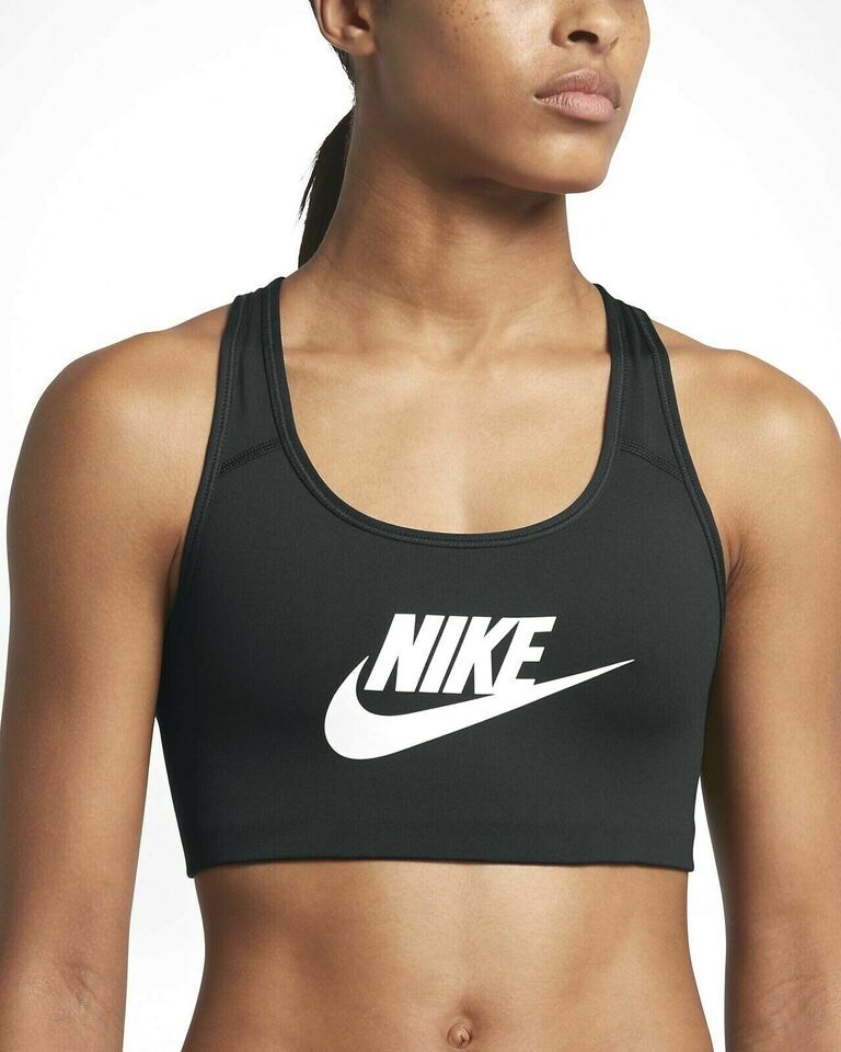 NIKE SWOOSH WOMENS DRI - FIT FEKETE SPORTMELLTARTÓ - Golyó Sport