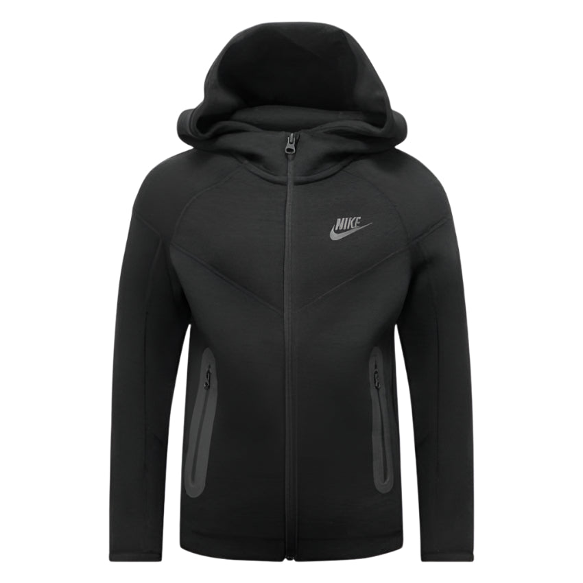 Nike Tech Fleece Full Zip "Fekete" Gyerek Melegítőfelső - Golyó Sport