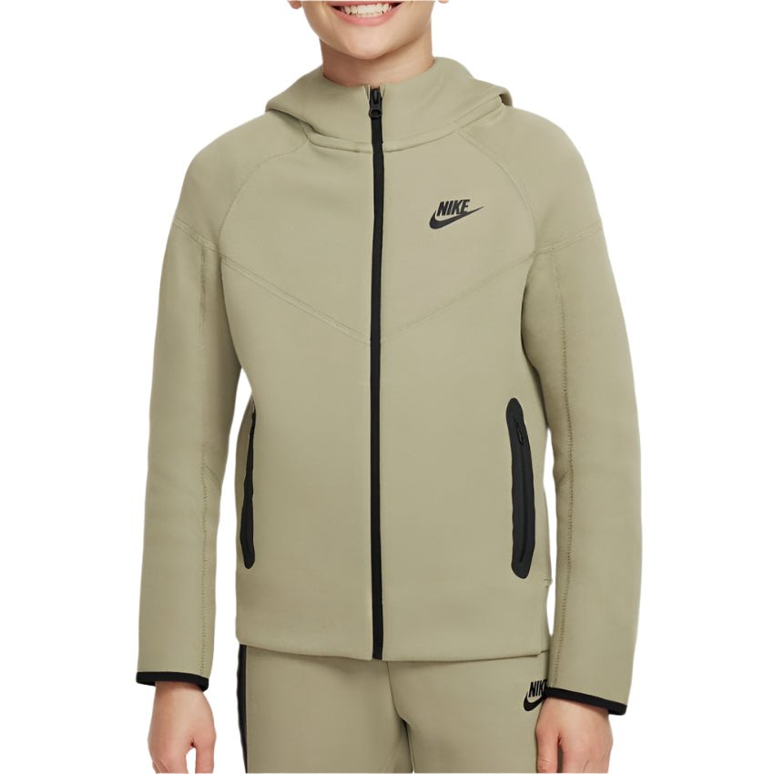 Nike Tech Fleece Full Zip "Oliva" Gyerek Melegítőfelső - Golyó Sport