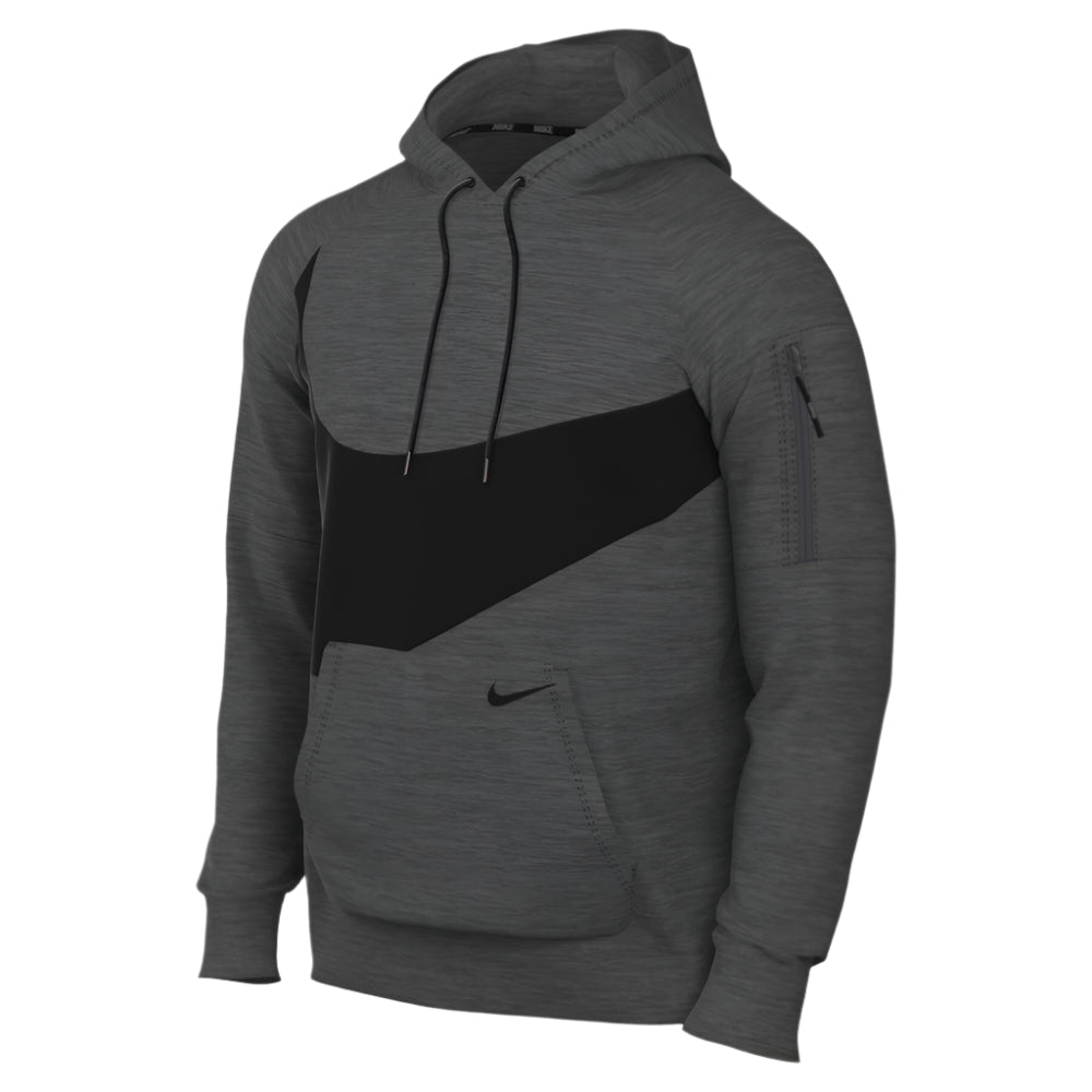 Nike Therma - FIT Swoosh "Szürke" Férfi Pulóver - Golyó Sport