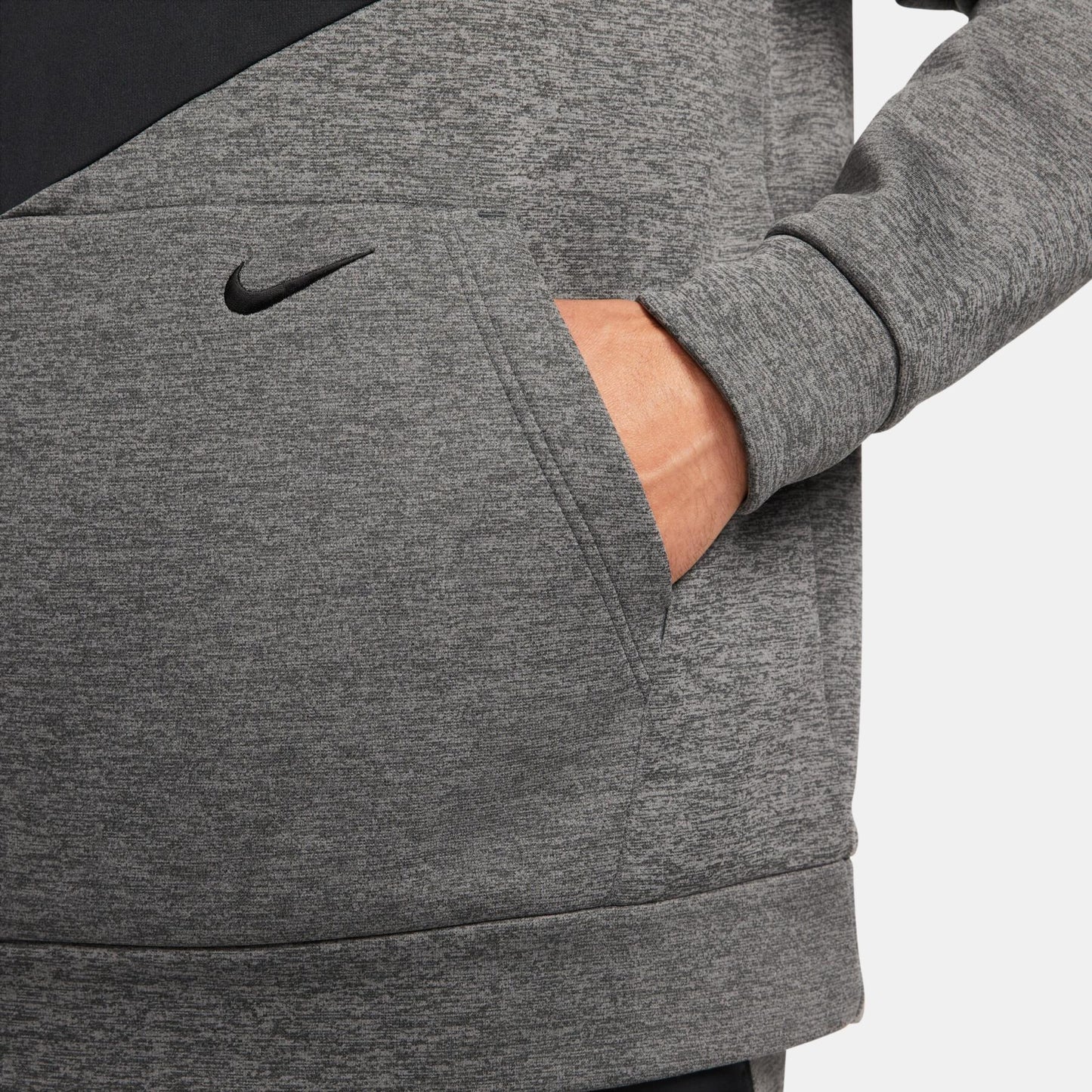 Nike Therma - FIT Swoosh "Szürke" Férfi Pulóver - Golyó Sport