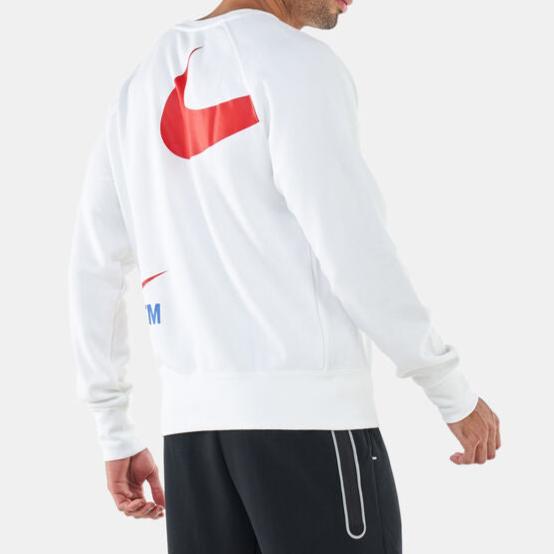 Nike TM Swoosh férfi fehér pulóver - Golyó Sport