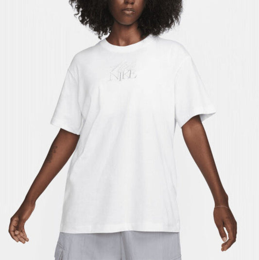 Nike W NSW TEE MONOGRAM SS BF "Fehér" Női Póló - Golyó Sport